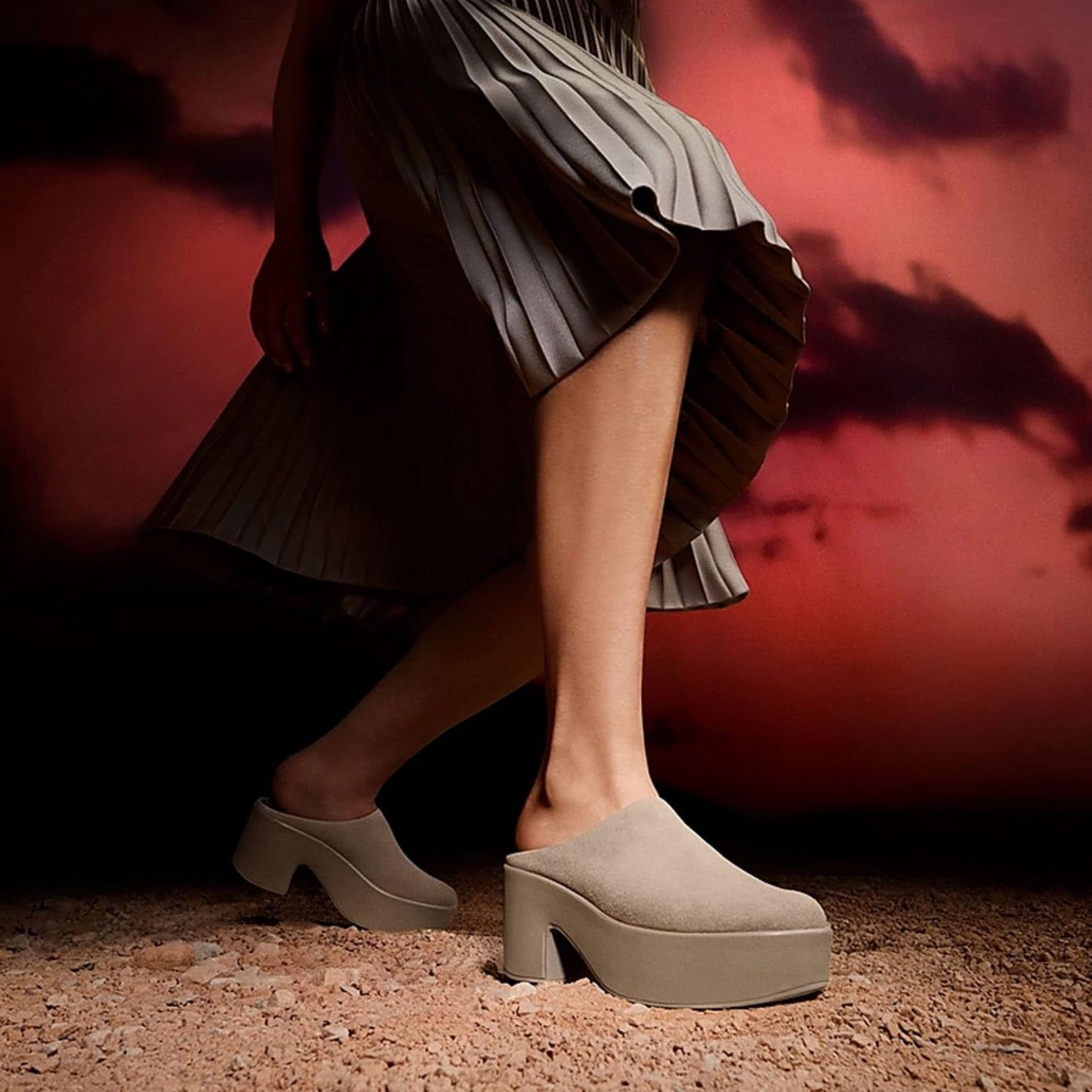 Fitflop Platfforms Suede Heeled Mules CiabatteDonna