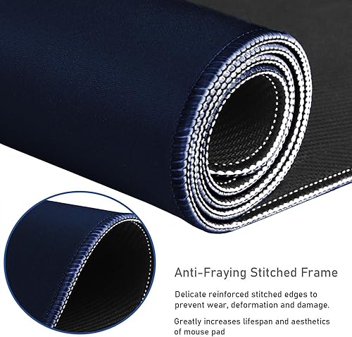 Vista 73 de Alfombrilla de mouse grande para juegos, 31.5 x 15.7 x 0.12 pulgadas, alfombrilla de mouse extendida, antideslizante, resistente a derrames
