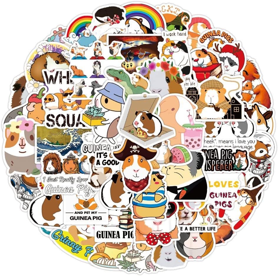 Amazon.com: 100 PCS Waterproof Stickers Kawaii Stickers Inspirational ...