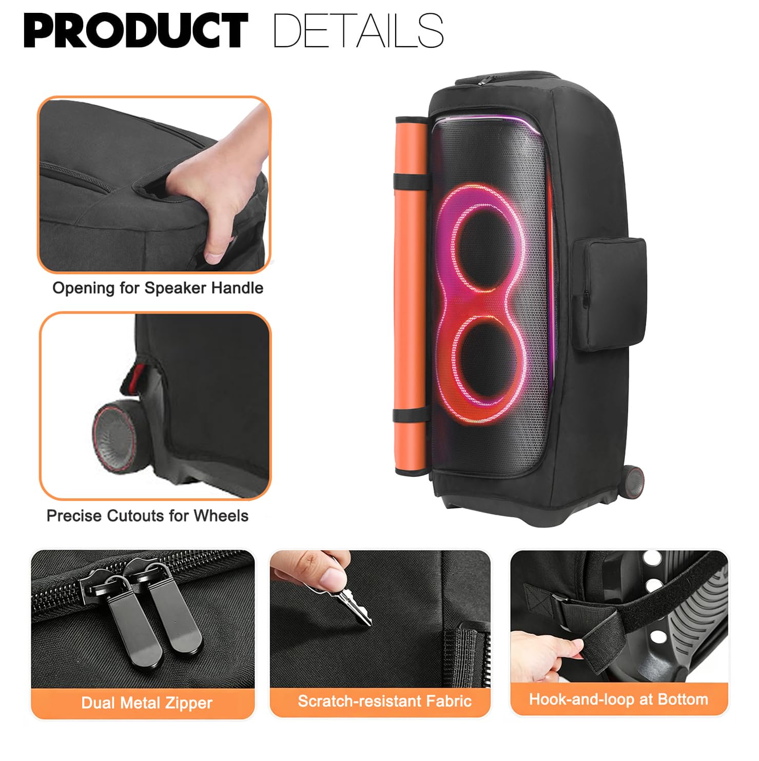Funda para altavoz compatible con JBL PartyBox Ultimate