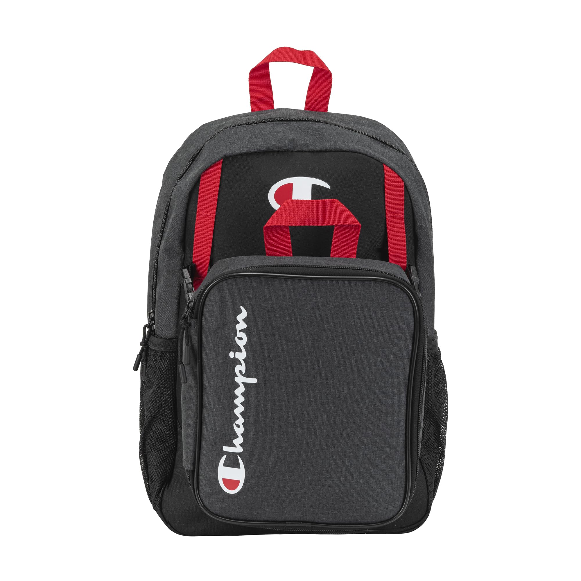Champion Mode Lunch Kit & Backpack Combo, Black Combo, One Size, Mode Lunch Kit & Backpack Combo