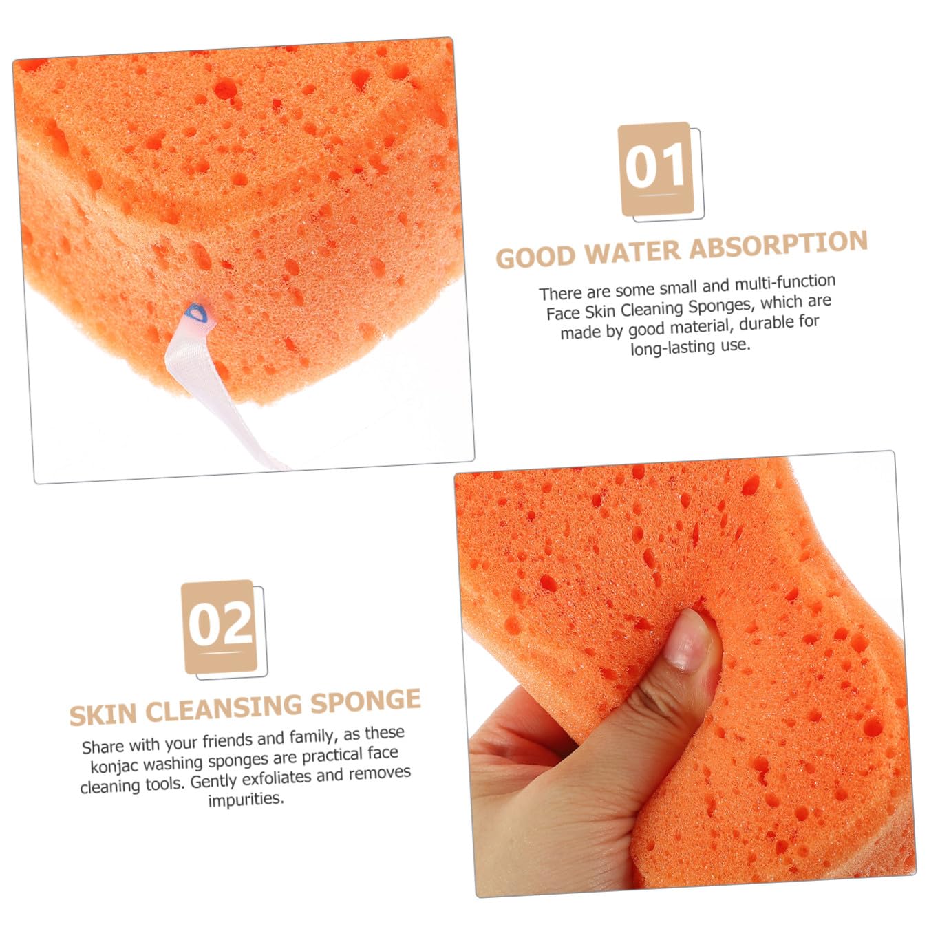 Ipetboom 12piezas Esponjas Exfoliantes De Lufa Natural Pack De Almohadillas De Para Hombres y Mujeres y Eficaz Para Limpieza Corporal y Masaje Mezclados