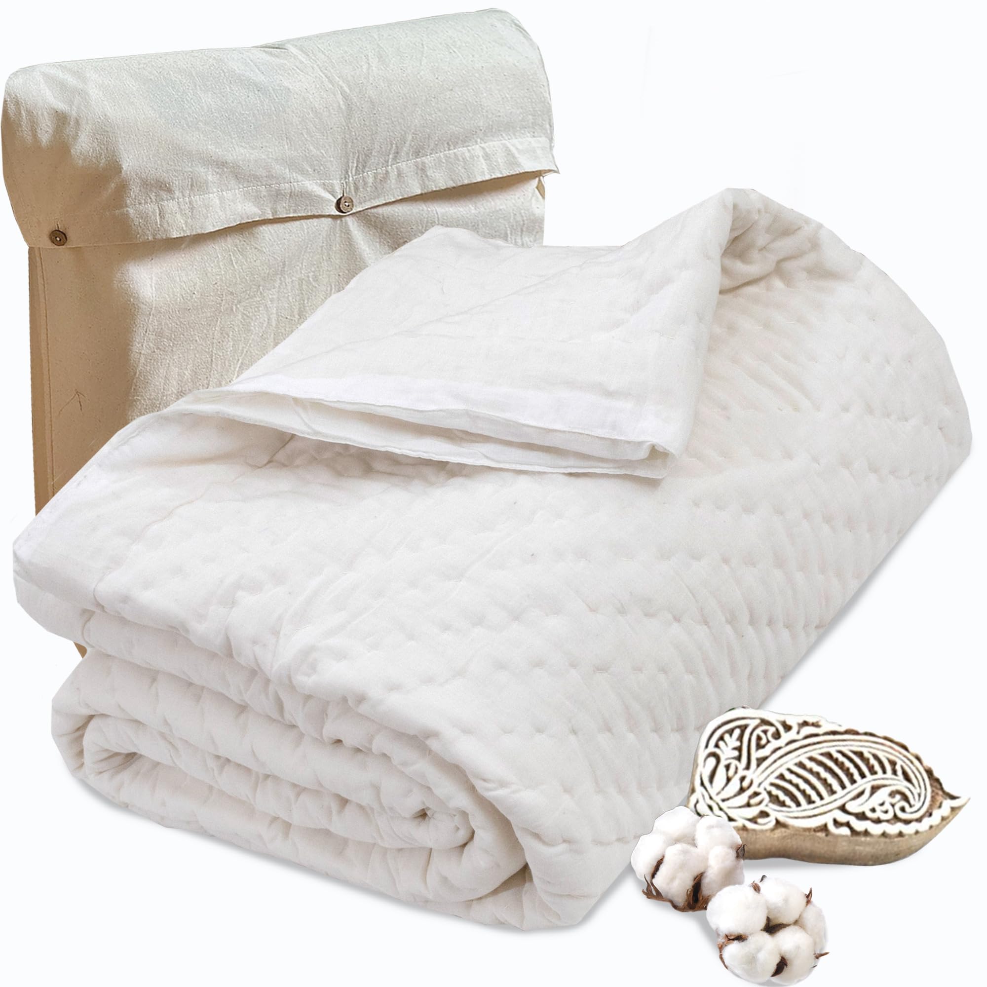 Jaipuri Quilt - Handcrafted Indian Comfort -19