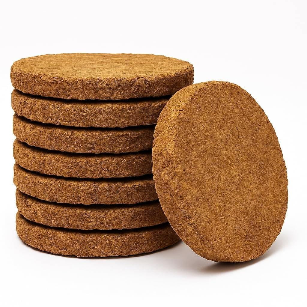 Raw unscented Cow Dung Cake | 30 Pieces, For Puja & Havan, Gardening Use, Organic Upale/Kande, Indigenous Cow Dung-image-46
