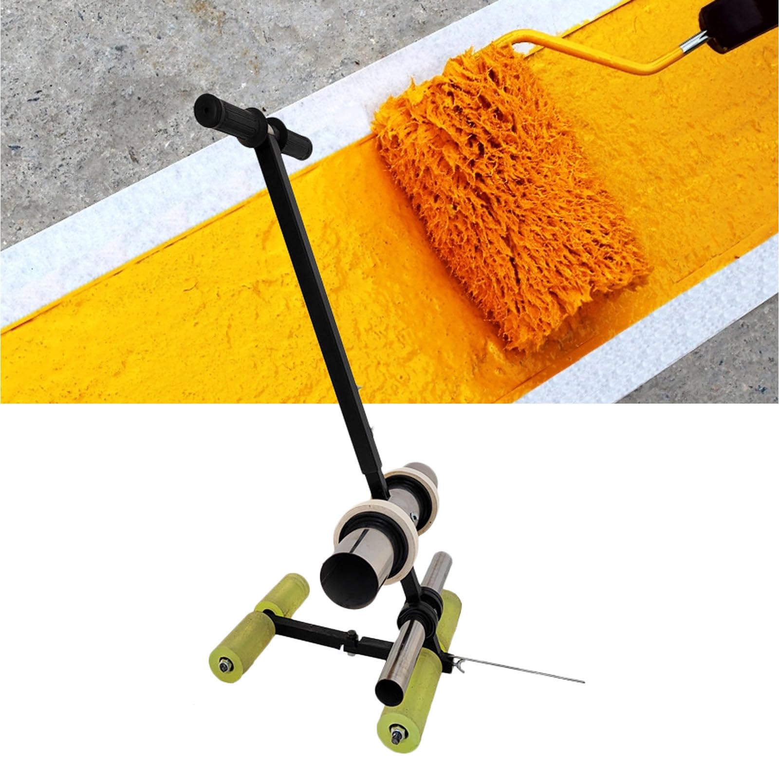 asdchZen Manual Tape Applicator Dispenser Floor Tape Applicator For Line Marking/Spray Painting,With Drawing Circle Kit