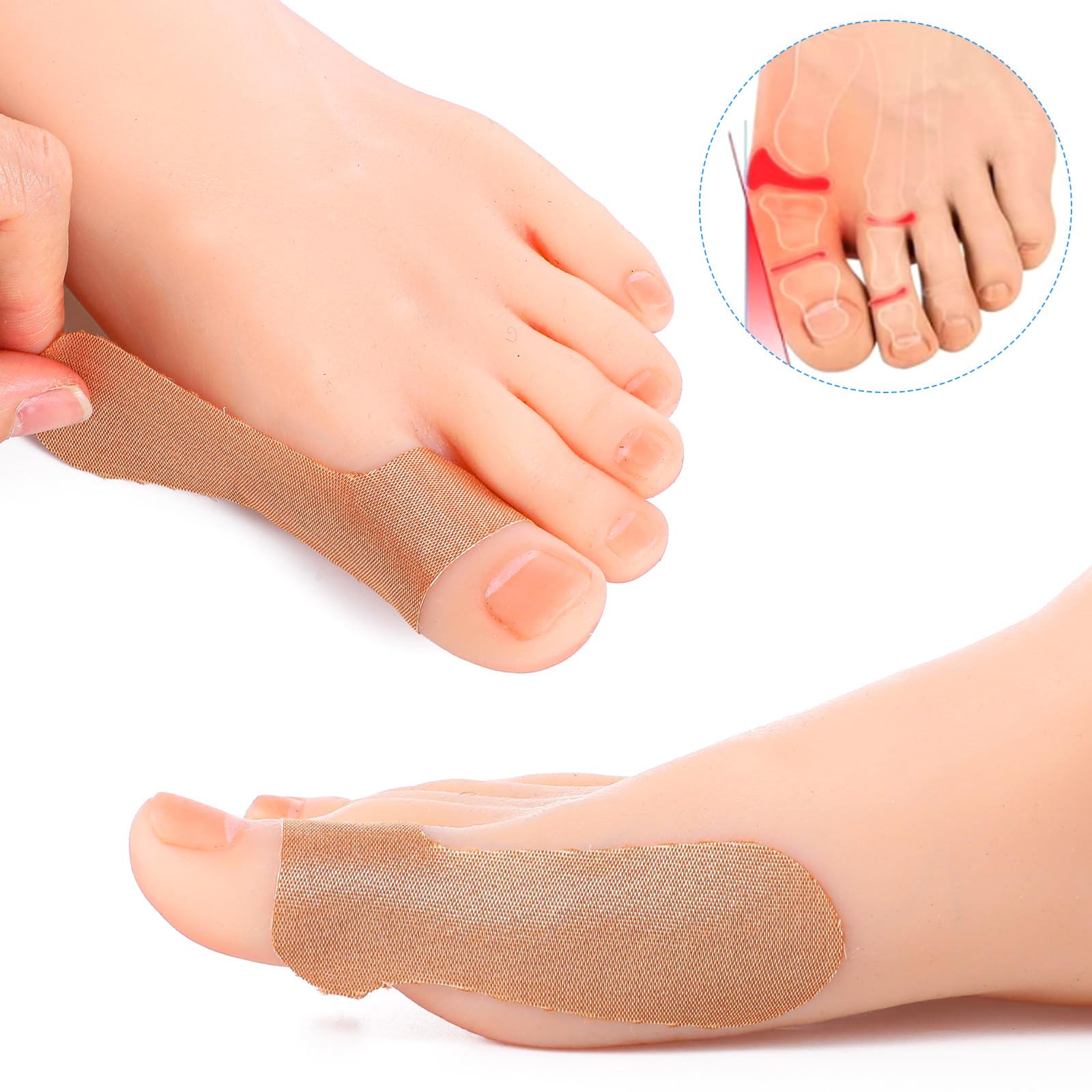 ElevateTech Thumb Support Tape for Arthritis 30pcs Self Adhesive Elastic Thumb Pain Relieving Patch for Sport Joint Support Thumb Protecting Straps