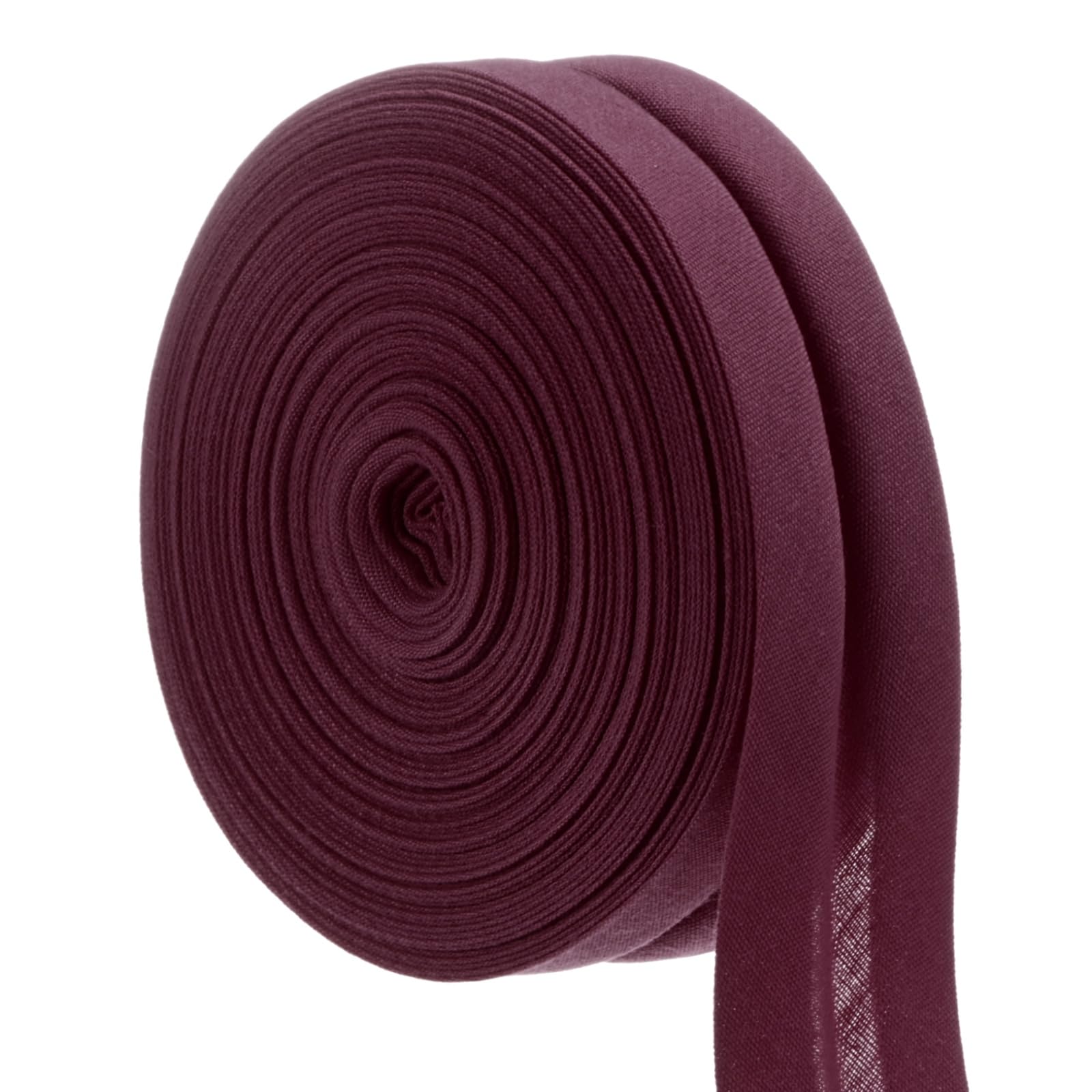 M METERXITY Double Fold Bias Tape (2.5cm x 9 Meters, Brown) - Polyester Cotton Bias Binding Tape, Apply to Crafts/Sewing/Seaming/Hemming/Piping/Quilting