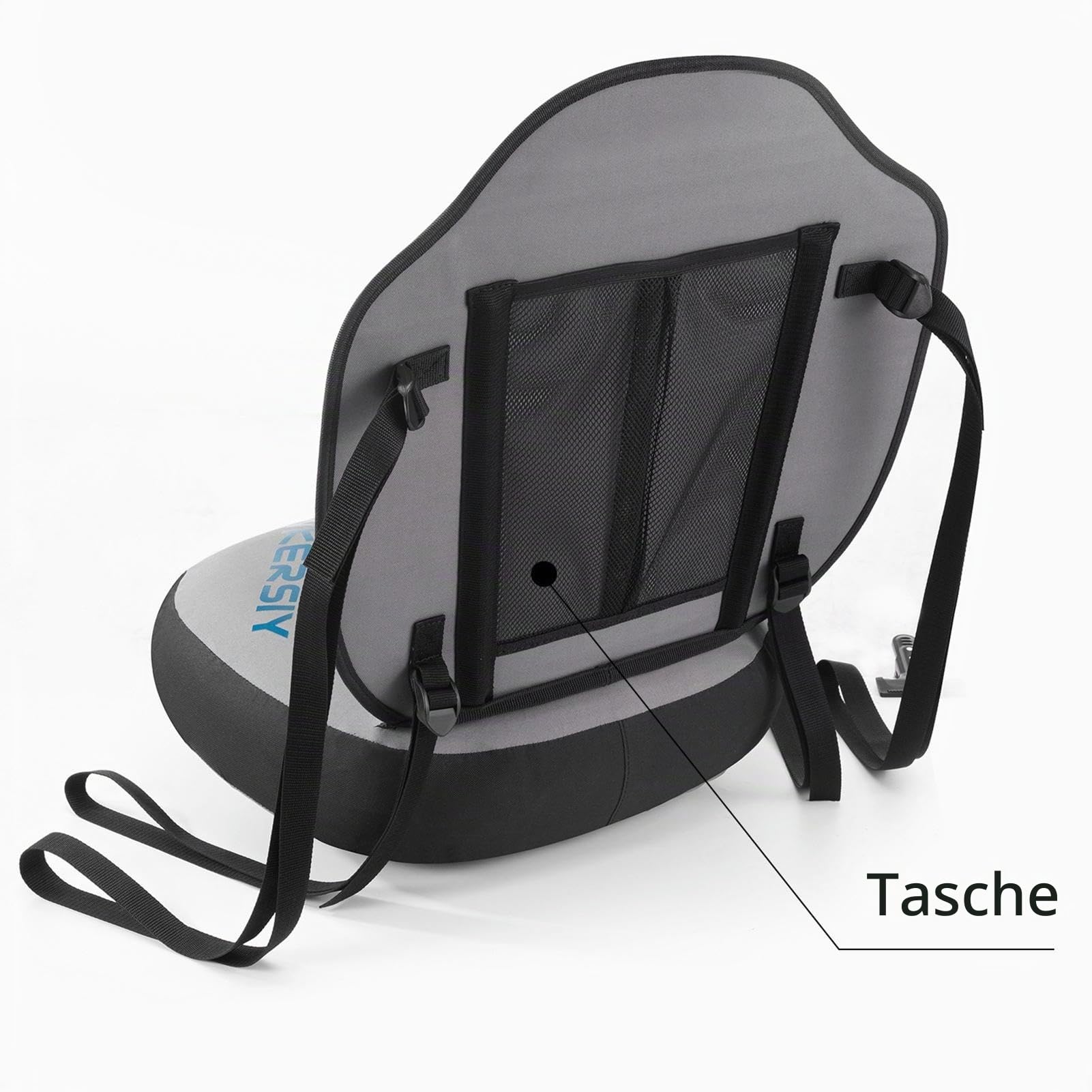 Generisch Aufblasbarer Paddle-Board-Sitz, Kajak-Sitzkissen - Kajaksitz, wasserdichte Kanu-Bootssitze - Bequemer Kajaksitz, verstellbar für Schlauchboote, Angelbegeisterte