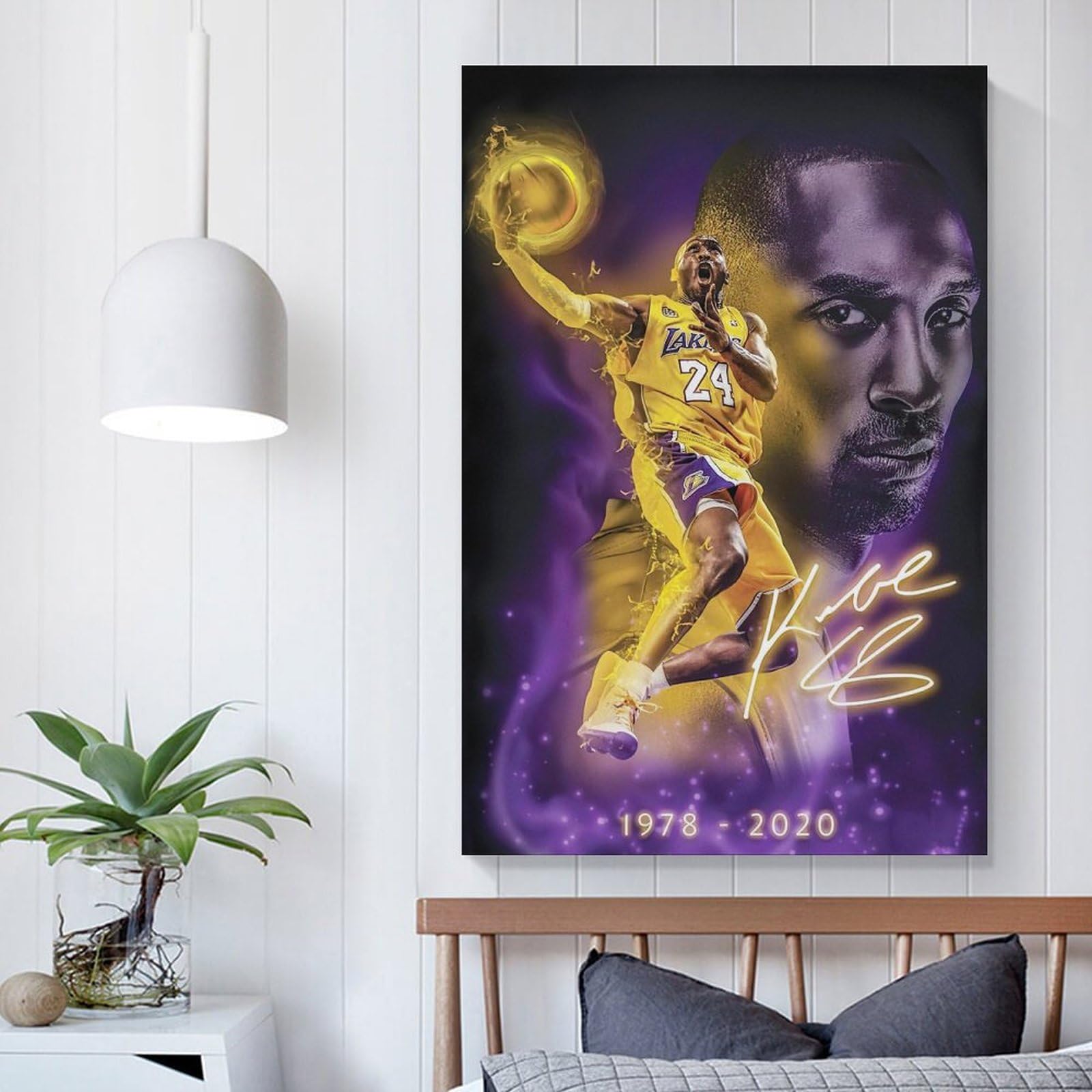 BIAOHAN Kobe Bryant Inspirational Poster Unframed 12