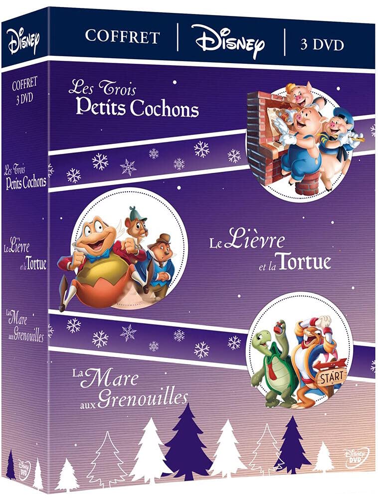 Les Les Trois Petits cochons + Le Lièvre et la Tortue + La Mare aux Grenouilles-Les Intemporels-Coffret 4 DVD