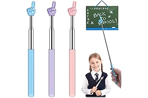 Retractable, Colorful Hand Pointers, Perfect for Teachers and Presentations