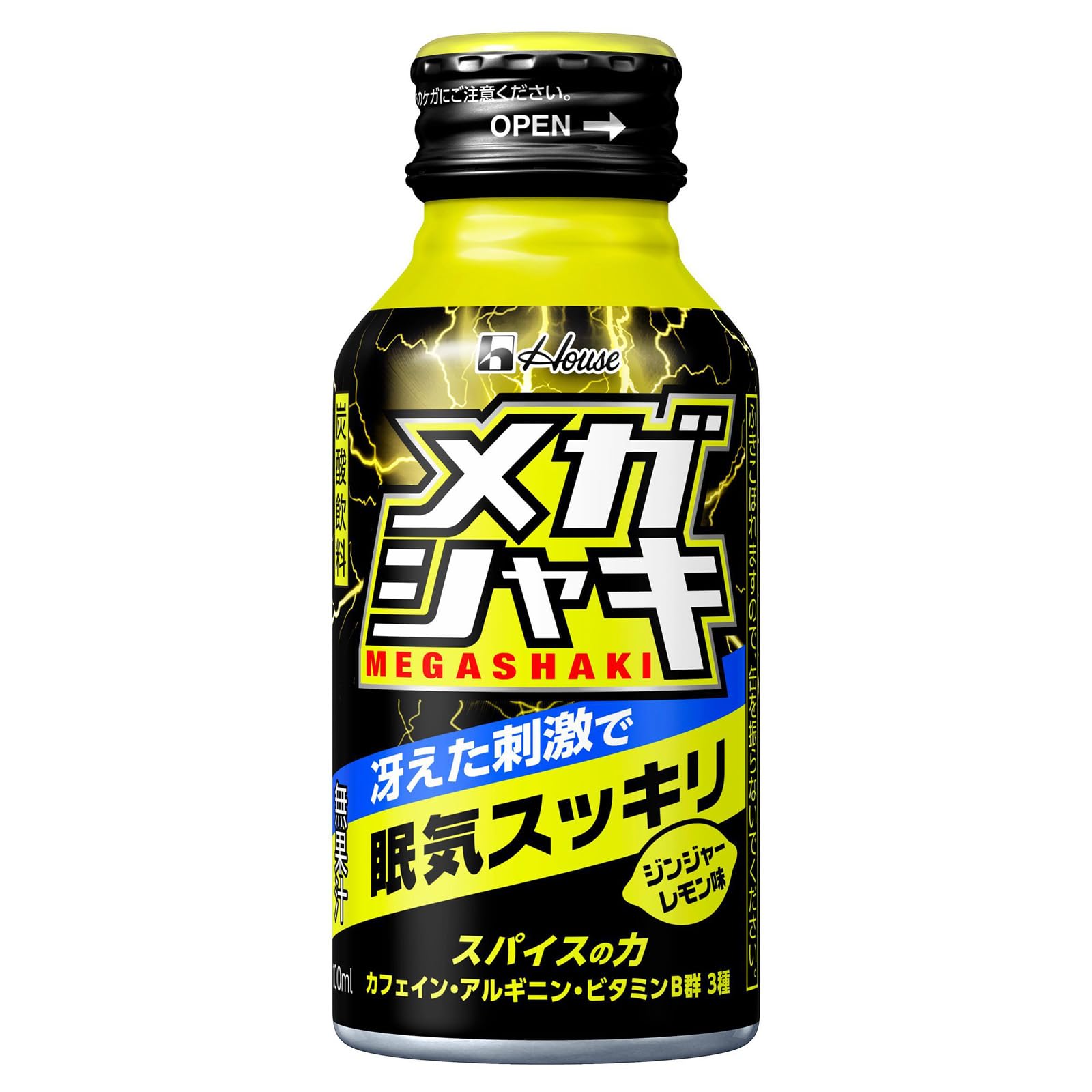 メガシャキ(100本) Amazon.co.jp: ハウスウェルネスフーズ メガシャキ 100ml×6本(冴えた