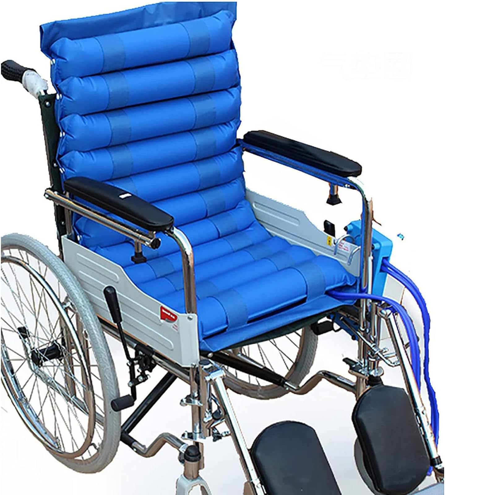 Cuscino per Sedia A Rotelle, Cuscini A Pressione per Piaghe da Decubito, Cuscino da Seduta Gonfiabile Ad Aria con Pompa Elettrica, Cuscini per Alleviare Il Mal di Letto per Piaghe da Decubito