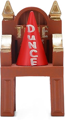 Miniatura 5 de DND Time Out - Silla y sombrero de dunce  Cárcel de dados  AccesoriosRegalo para Calabozos y Dragones  para todos los dados D&D D20, D10, D8, D6, D4