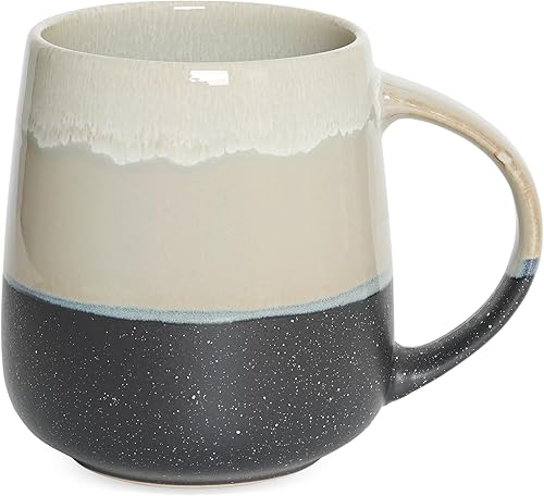Miniatura 6 de Bosmarlin Taza de café de cerámica extragrande, 23 onzas, apta para lavavajillas y microondas, taza de té grande de gran tamaño para oficina y
