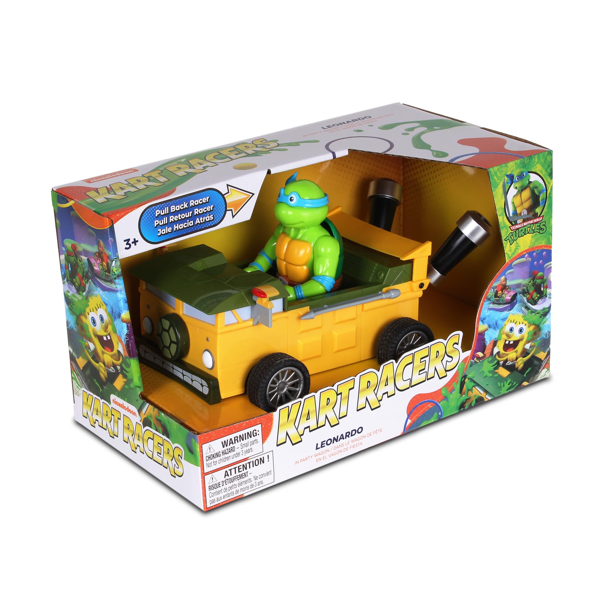 Amazon.com: Nick Kart Racers - Pull Back TMNT in Party Wagon