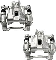 Vista 3 de TRQ Juego de pinzas de freno trasero compatible con Hyundai Tucson 2010-2015 Kia Sportage 2011-2016