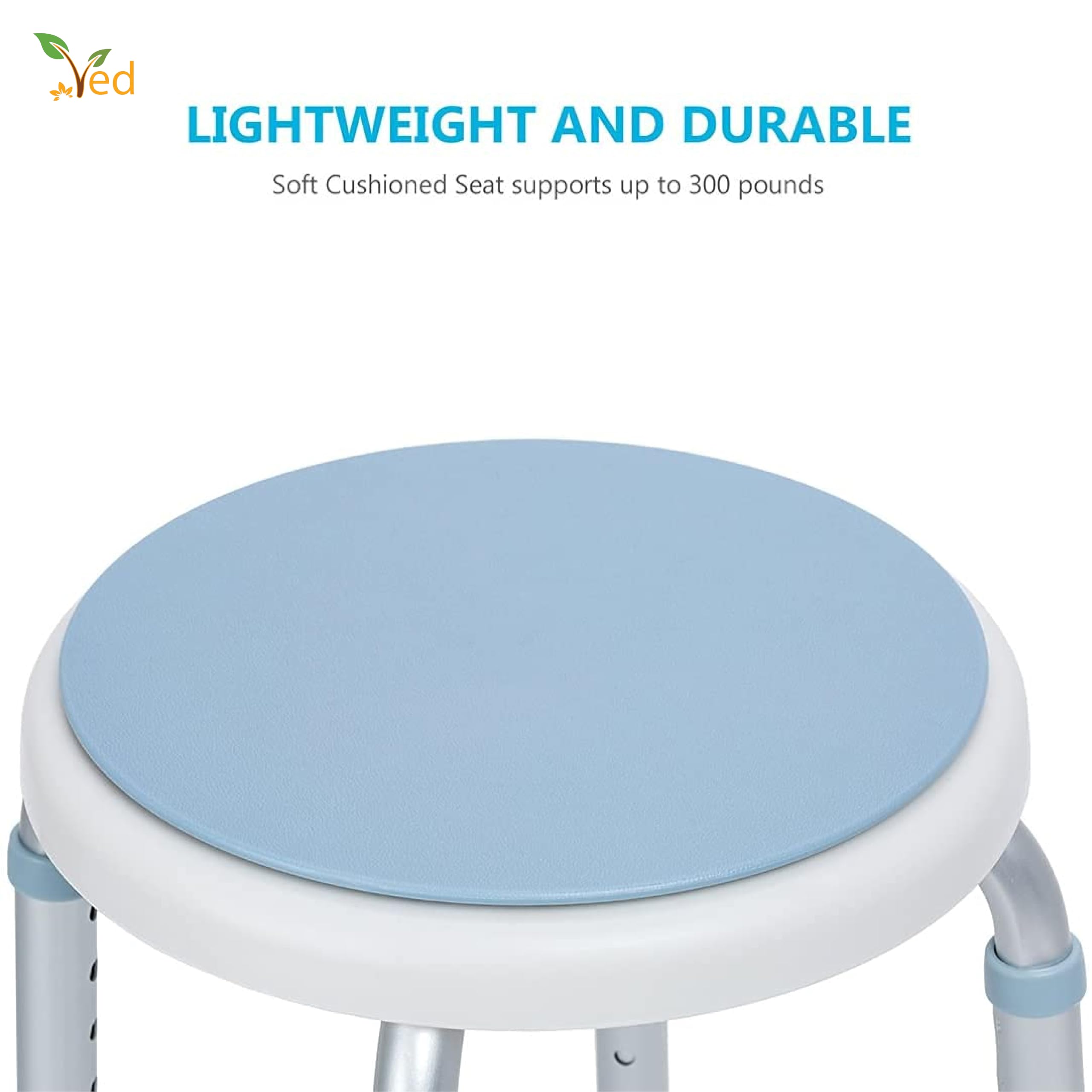 Taburete Giratorio para baño o Ducha con Asiento Giratorio VED Drive Devilbiss