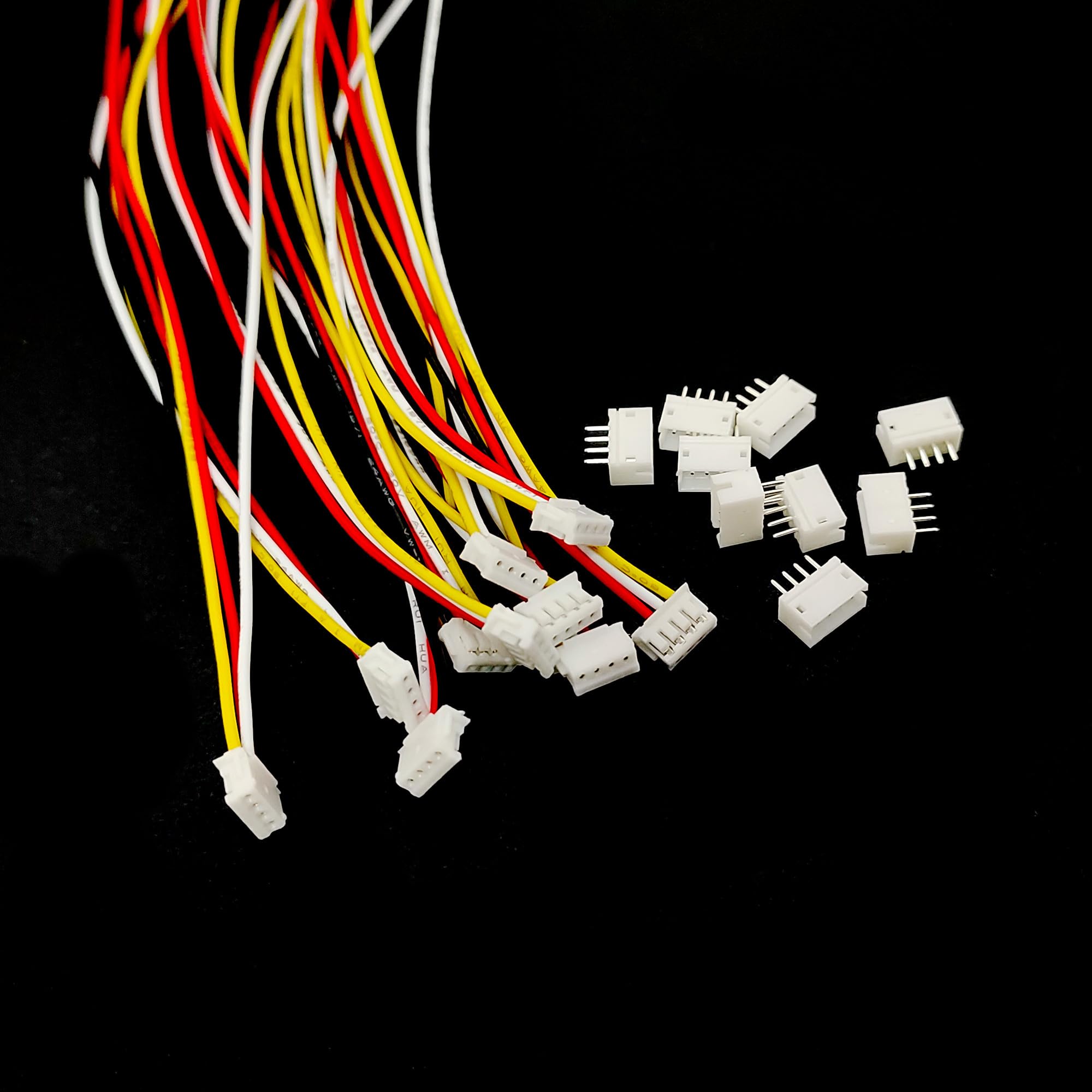 10 zestawów Mini Micro JST ZH 1,5 mm 4-biegunowa wtyczka z UL1571-24AWG 20 cm kabel i gniazdo Jst ZH1,5 zestaw złączy wtykowych