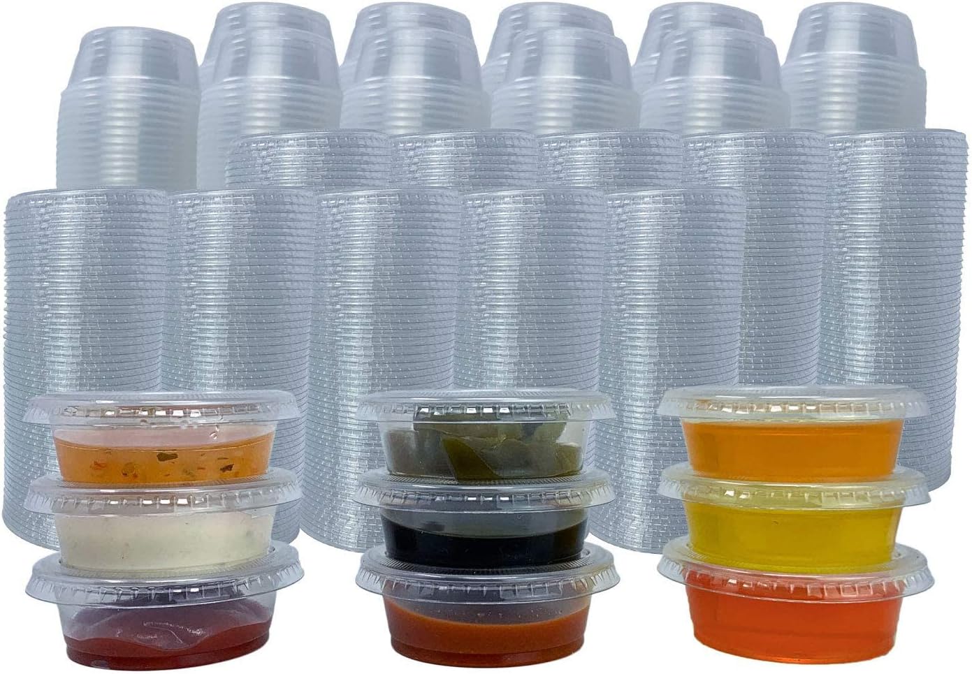Reli. Condiment Cups with Lids, 1.5 oz (500 Sets, Bulk