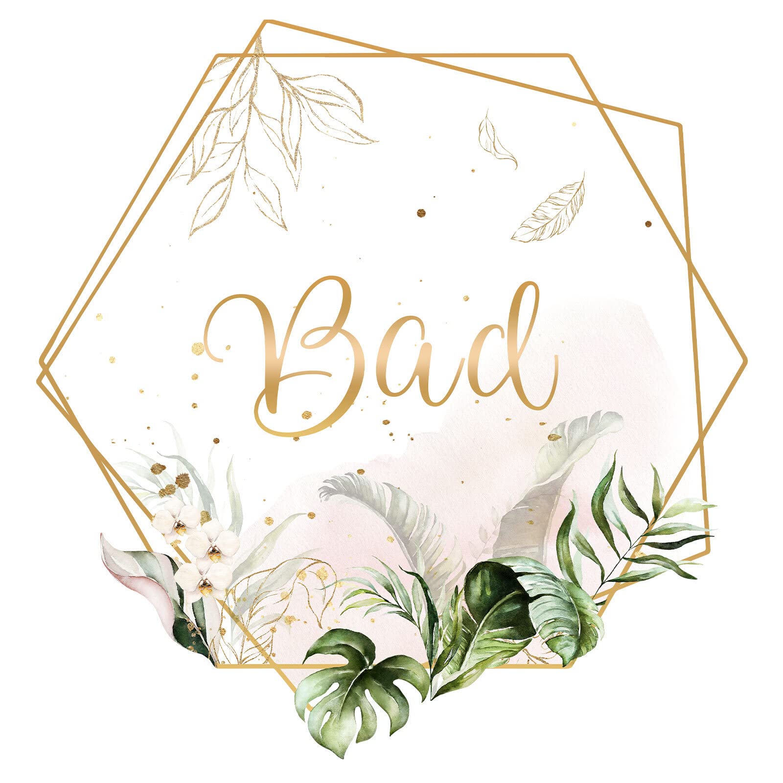 Adesivo Decorativo Floreale Per Porta Bagno - PVC Autoadesivo 18x18 Cm - Foto 3