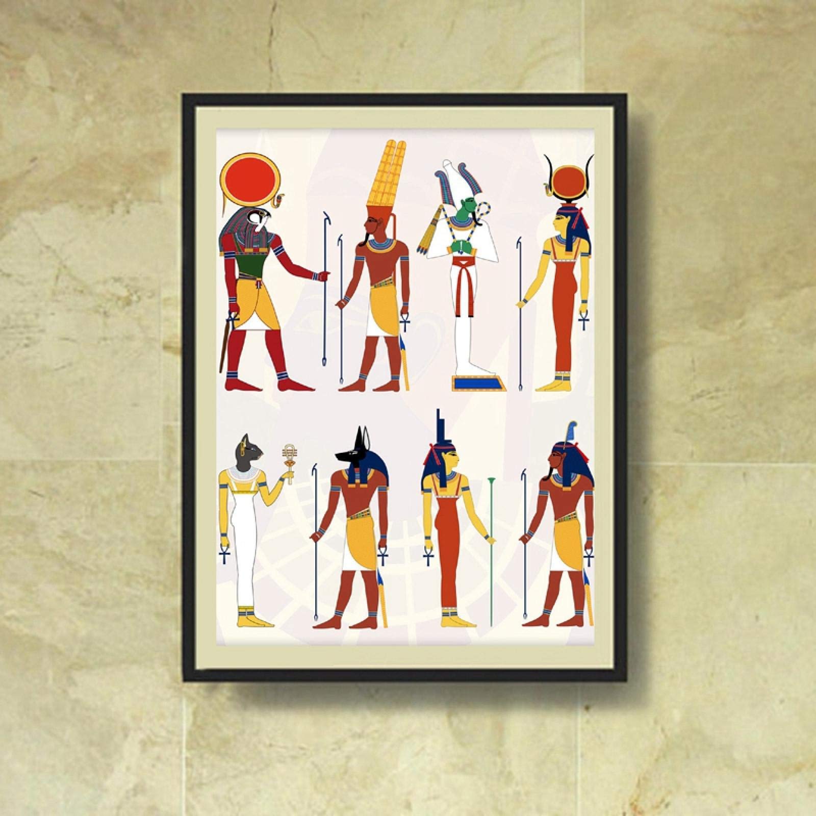 Amazon.co.jp: ポスターと版画エジプトの装飾エジプトの神の絵の 
