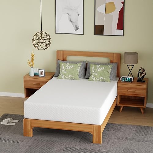 Miniatura 110 de PayLessHere - Colchón de espuma viscoelástica con gel, 6 pulgadas, tamaño queen, con certificación CertiPUR-US, sin fibra de vidrio, cama en una