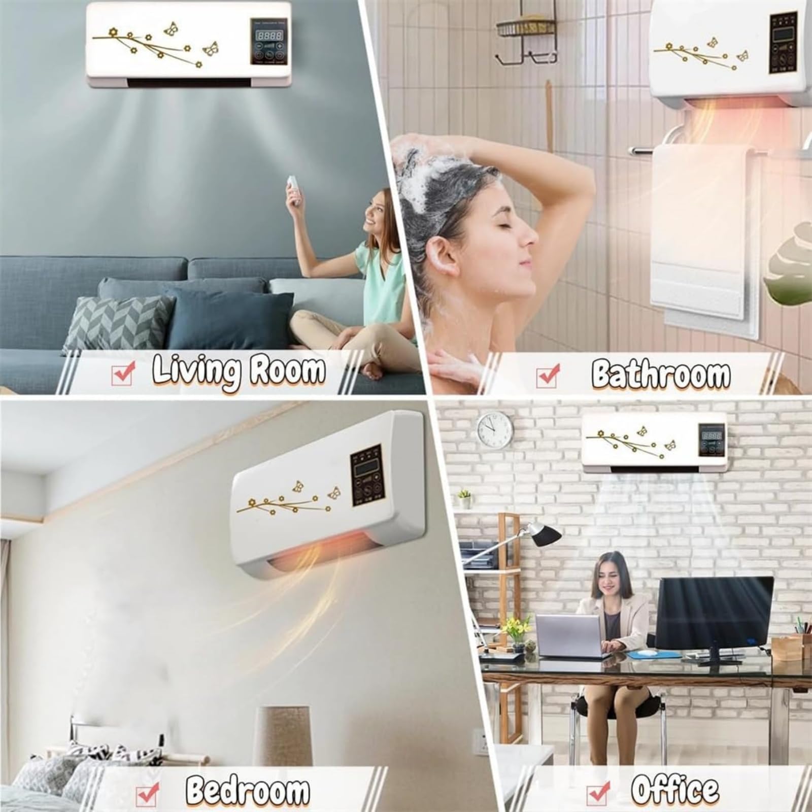 Climafy Wall Mounted AC Unit Climafy Pro Portable Air Conditioner - Wall ...