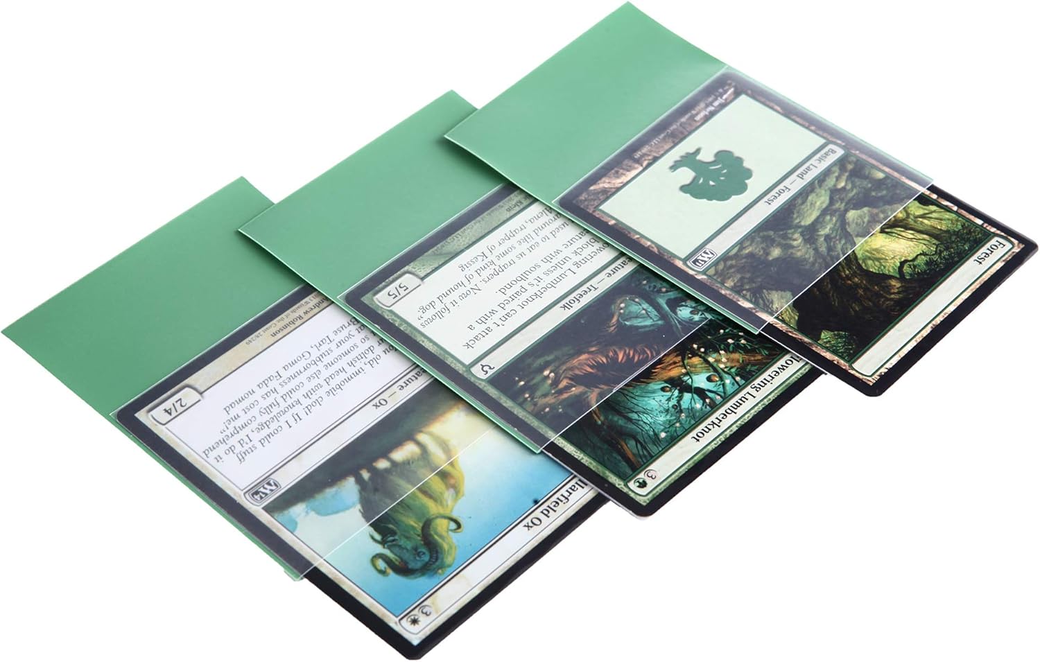 Zoopin Double Matte Card Sleeves,Green, 320pcs -Pack …