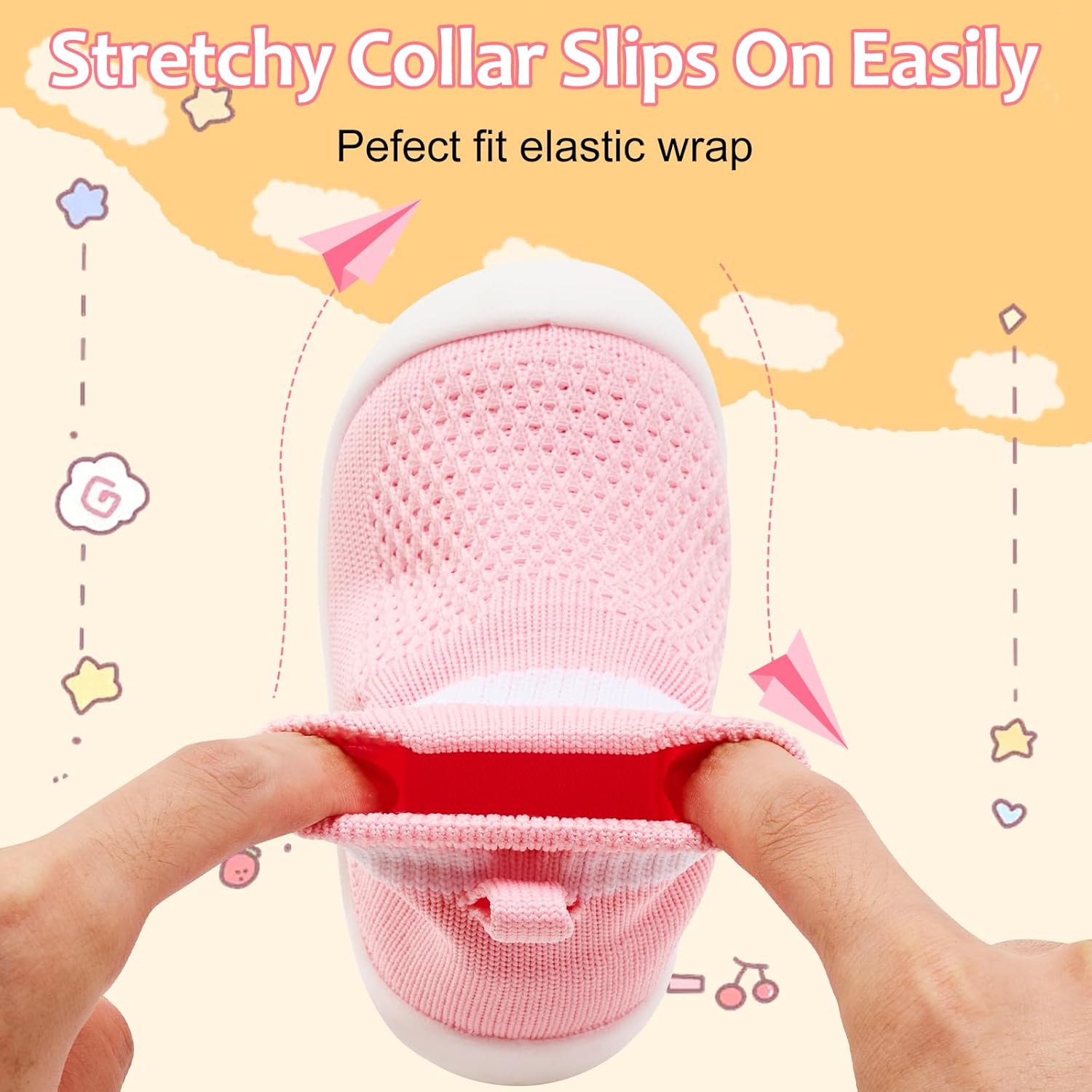 VIFUUR Baby Shoes Girls Boys Toddler Sneakers Non-Slip First Walkers Shoes for Babies 6 9 12 18 24 Months - Image 5