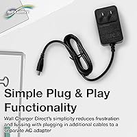 Vista 6 de BoxWave Cargador compatible con Freestyle Libre Reader - Cargador de pared directo (15 W), carga rápida tu dispositivo con cable integrado de 3 pies