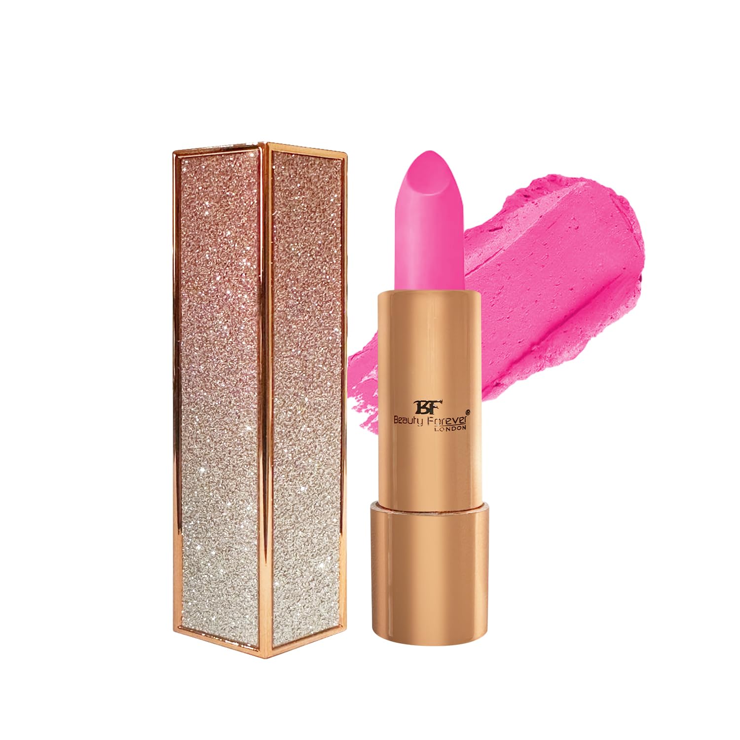 Beauty Forever Semi Matte Lipstick with Vitamin E, Plumping and Long Lasting, 3.6gms (592 Ballerina)