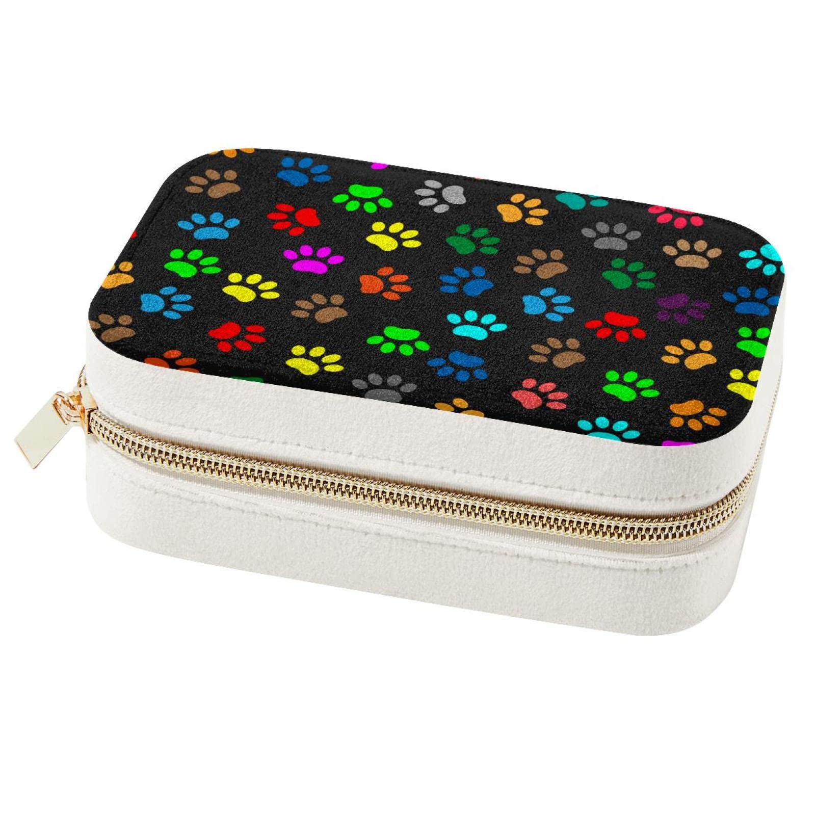 Boîte à bijoux portable et organiseur de voyage compact pour boucles et bagues