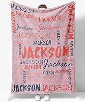Vista 22 de OLIVE OLIVIA Mantas personalizadas para niños con nombres, mantas personalizadas con nombre para adultos, manta personalizada, regalo para Nombre