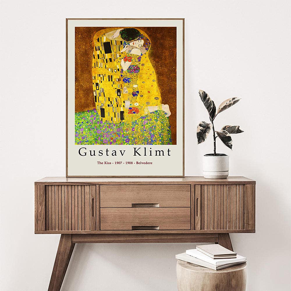 グスタフ・クリムト　アートパネル 【木製】✴︎大きくて見栄えがします Amazon.co.jp: Gustav Klimtクラシック 抽象 アーティスト グスタフ