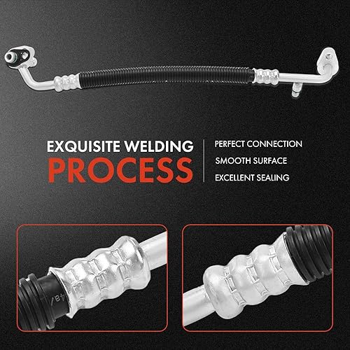 Miniatura 5 de A-Premium Conjunto de manguera de línea de descarga de A/C compatible con Chrysler Sebring 2009-2010 y Dodge Avenger 2009-2010, 3.5L, compresor a