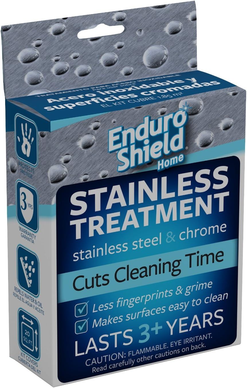 Enduroshield for Stainless Steel 60 DIY Kit. A Highly Durable Protective Coating for All Stainless Steel Surfaces.