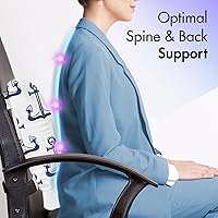 Vista 187 de Lunarable Teal Travel Pillow Neck Rest, Aquatic Fauna Theme Hand Drawn Style Various Starfish in Blue Shades, Memory Foam Traveling Accessory for