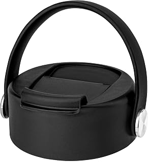 Flip Lids with Handle for Hydro Flask 12 16 20 32 40 64 oz Wide Mouth Bottles,Replacement Lids for 2.28"Wide Mouth Sport Bottles Water Bottle Accessories