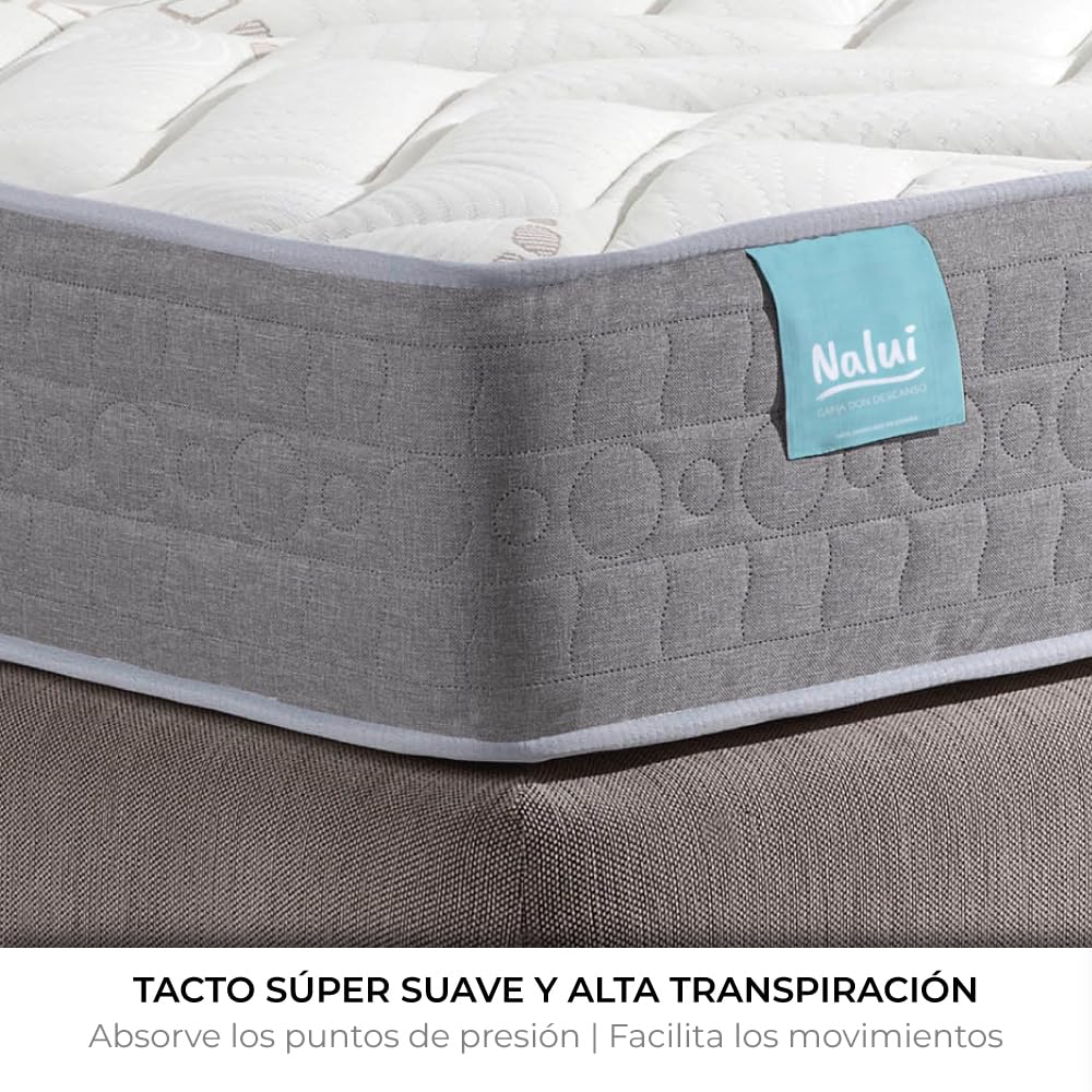 ZZ DON DESCANSO TALAIA Colchón Viscoelástico, Espuma, Altura ± 26cm, 105x190 cm