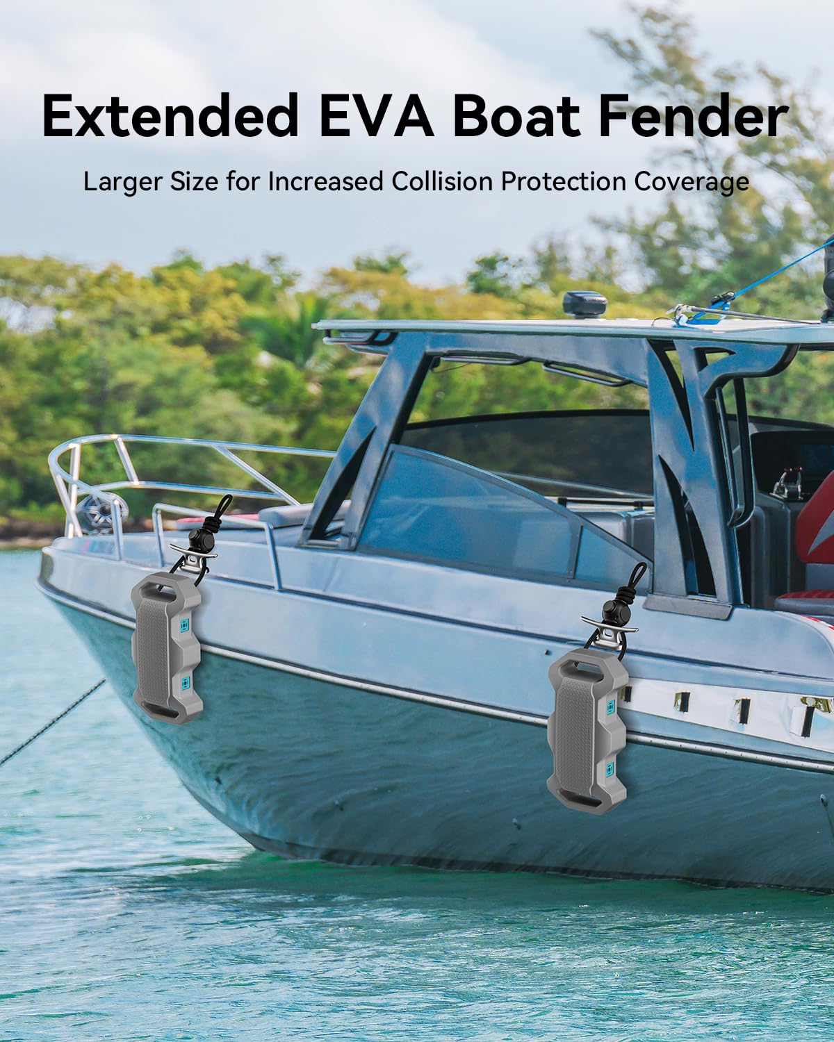 Vertical Dock Bumpers For Boats Boat Fenders With Locking Rope - EVA ...