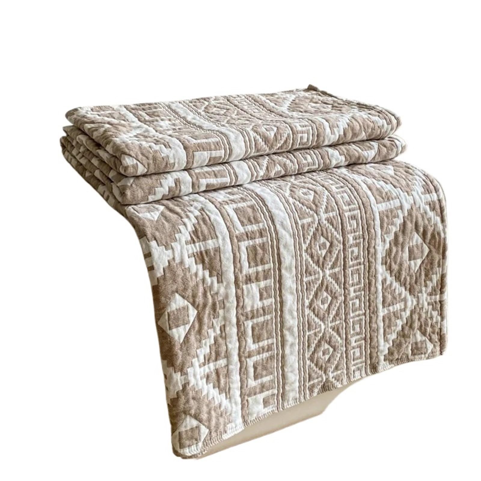 L6NqIAG Cotton Muslin Throw Blanket Washed Cotton Towel Quilt Four-layer Gauze Summer Cool Office Nap Blanket Sofa Decor Cover 150 * 200/200 * 230(Coffee,150x200cm)
