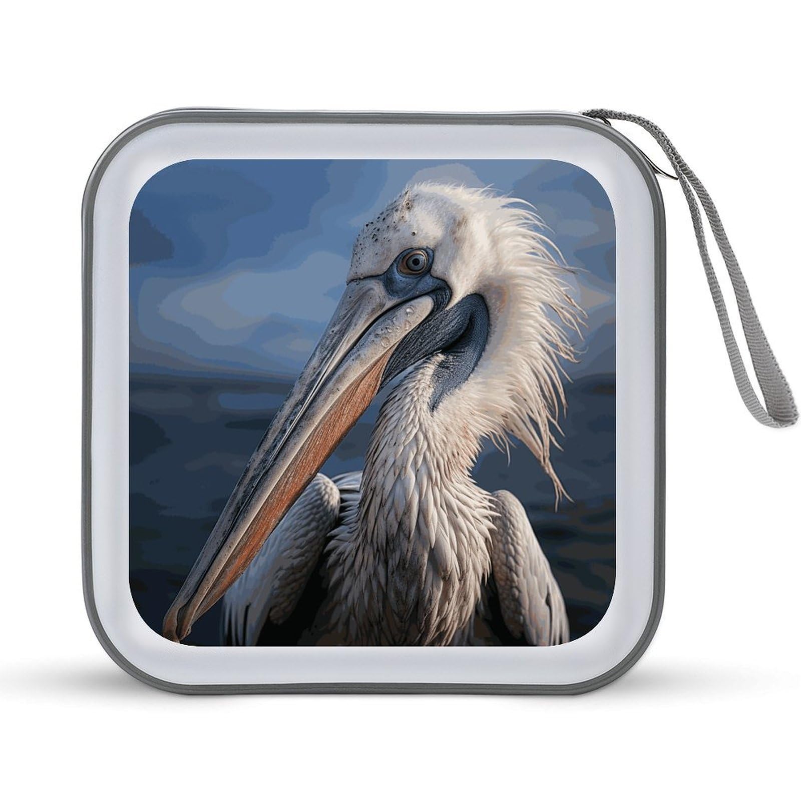 VstaDank Realistic Pelican DVD Case 40 Capacity Protective Storage Organizer Binder Booklet Album Portable Disc Wallet Car CD Disk Holder Hard Plastic CD Cases CD DVD Case Holder