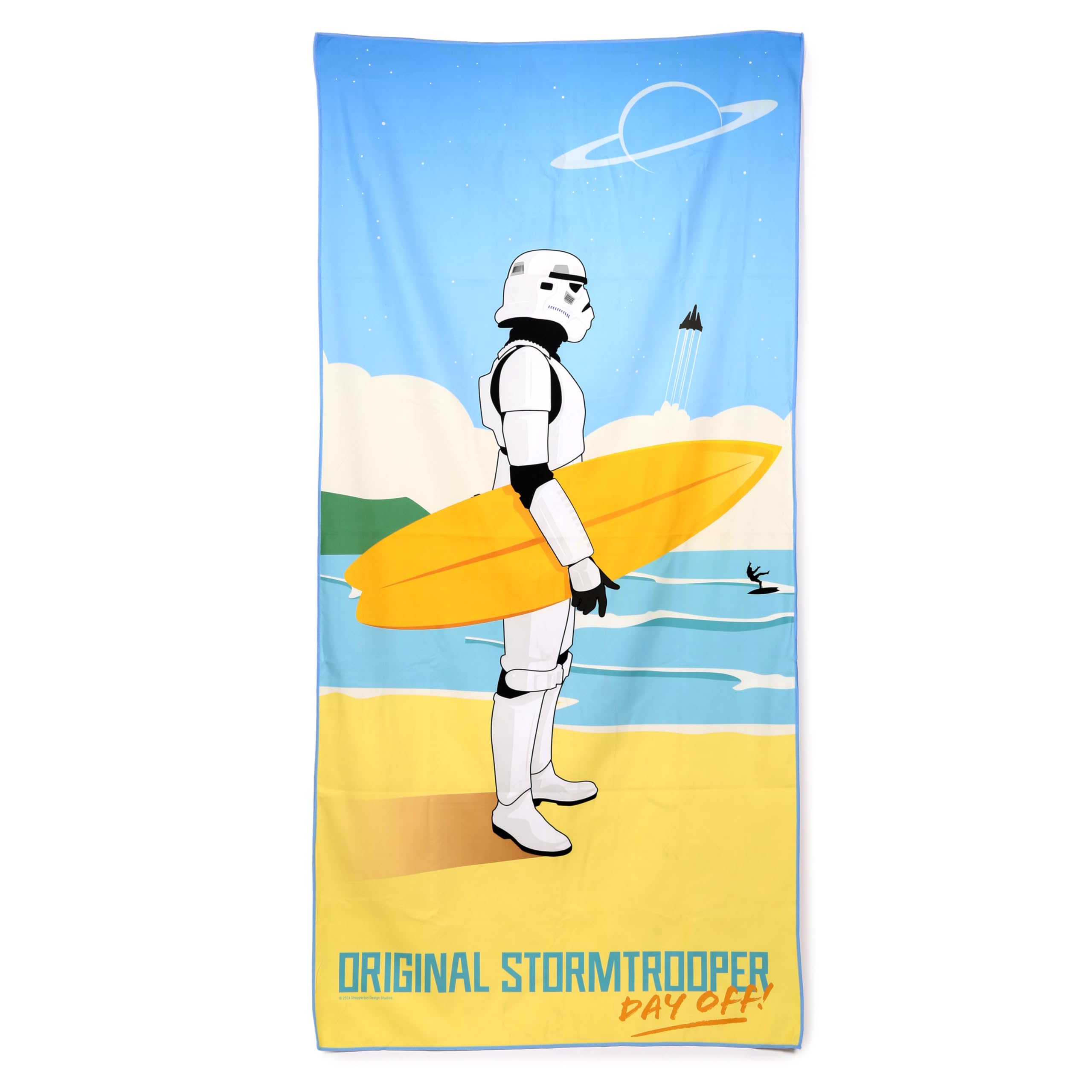 Puckator Mikrofaser Strandtuch 180 x 85 cm - Original Stormtrooper - Surftag - Sommersurftage