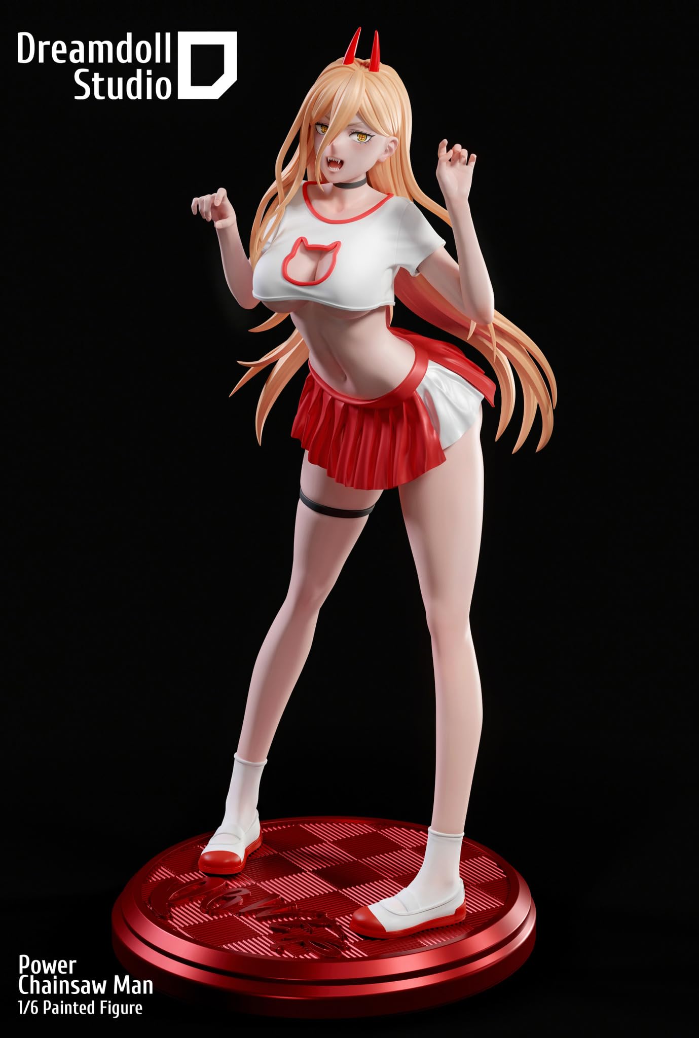 チェンソーマン 樹脂フィギュア ガレージキット Power パワー Amazon | REENEW チェンソーマン 帕瓦（パワー）フィギュア