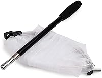 Vista 6 de RESTCLOUD Red de insectos y mariposas con anillo de 12 pulgadas, profundidad neta de 24 pulgadas, mango que se extiende hasta 59 pulgadas