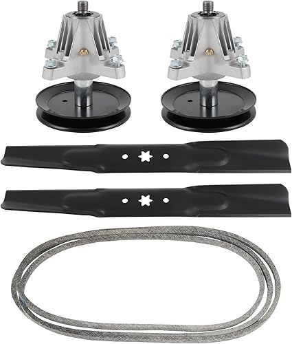 SCITOO Kit de reconstrucción de cubierta, kit de reconstrucción de 42 piezas de cortacésped compatible con Murray 13BM772S058 (2014) M115-42