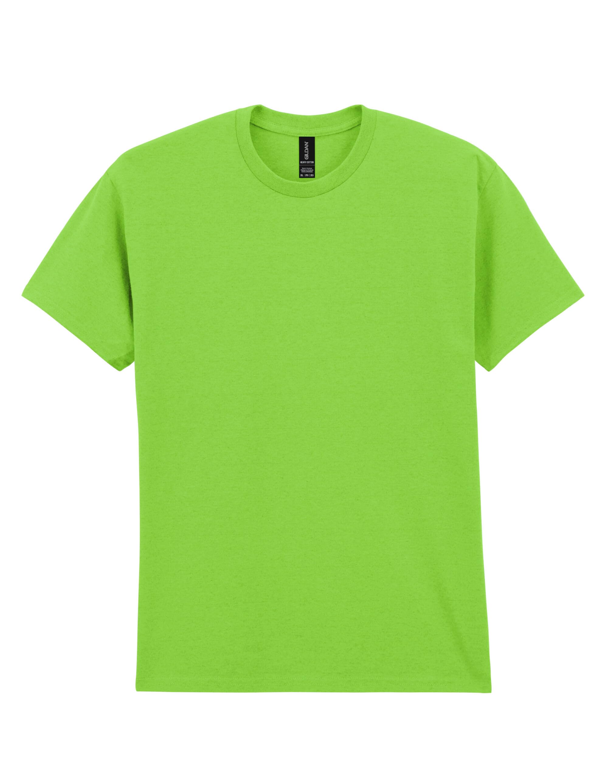 Gildan Unisex Lime Heavy Cotton™ Adult T-Shirt Brand