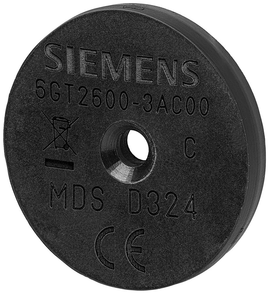 Siemens Moby MDS D324 portador de datos RFID pasivo de 992 bytes y boton industrial de 27x4mm