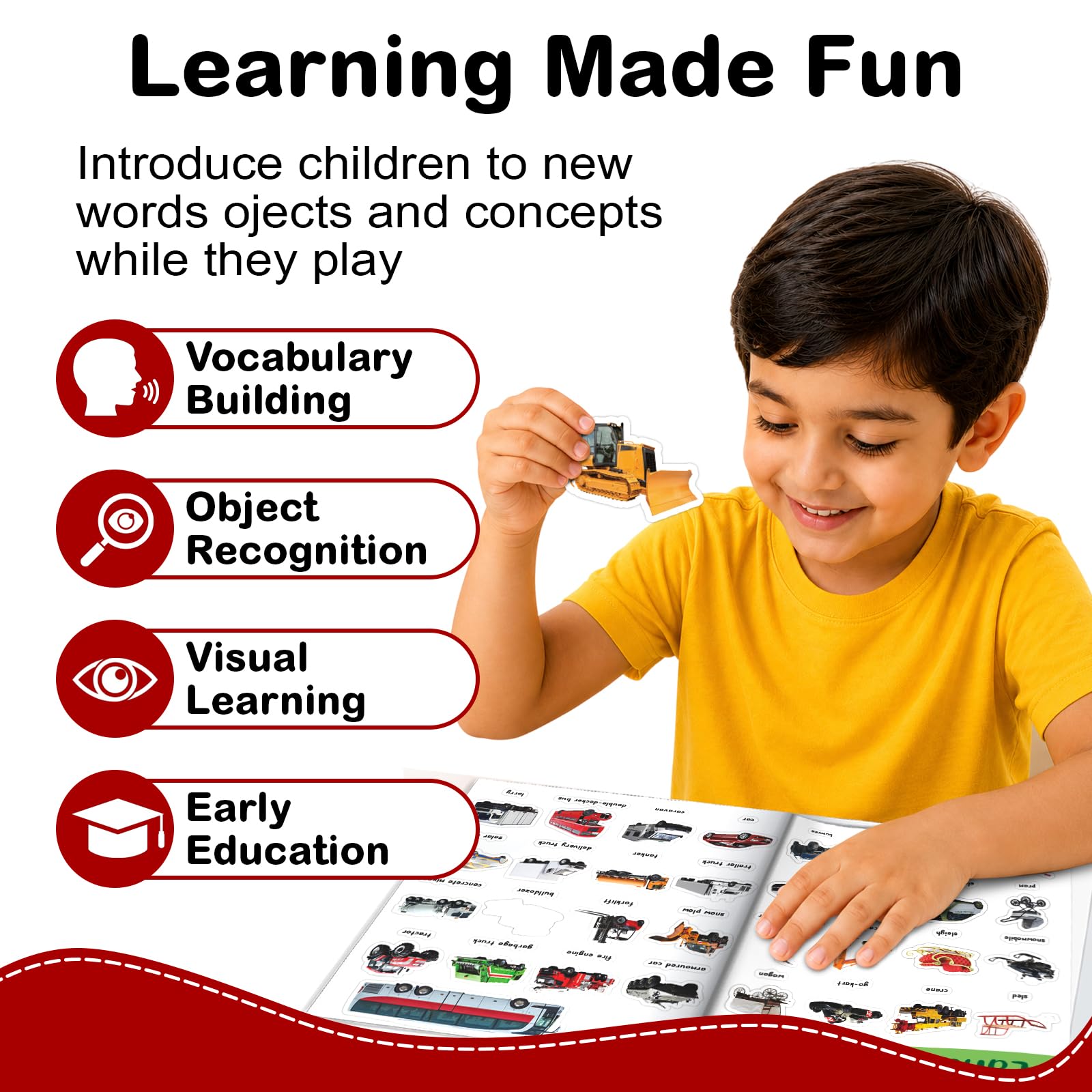Pegasus 1200+ Ultimate Stickers Books (Set of 3) - Fruits and Vegetables, Animal and Birds, Things That Move for 3+ Years Kids | Stickers for Classroom Activity & Holiday Homework 3